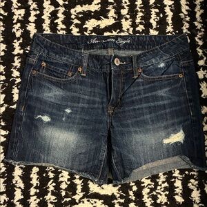 American Eagle Outfitters Dark Blue Jean Shorts